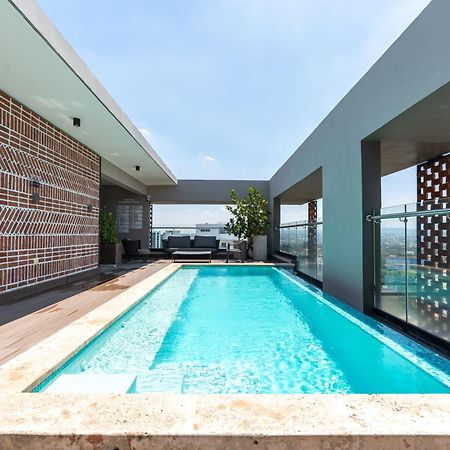 Modern Luxury Condo With Rooftop Pool & Gym Santiago De Los Caballeros Exterior foto